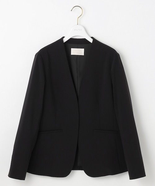 洗える】セレモニーダブルクロス カラーレス ジャケット｜エニィスィス