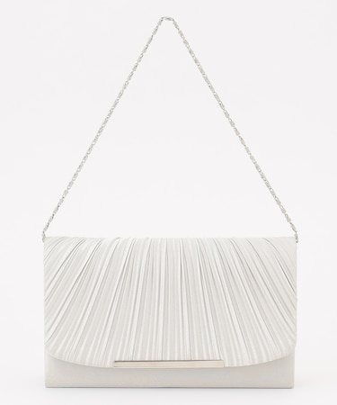 【2WAY】ギャザープリーツパーティ バッグ