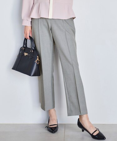 【洗える】褒めらレディテーパード パンツ