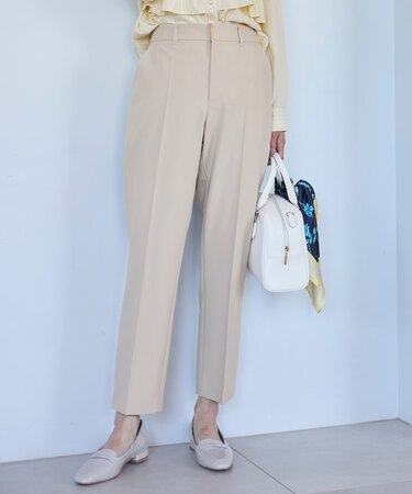 【洗える】褒めらレディテーパード パンツ