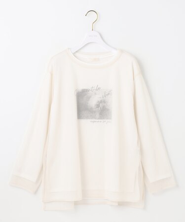 【貴島明日香さんコラボ】チュールレイニャード猫 Tシャツ