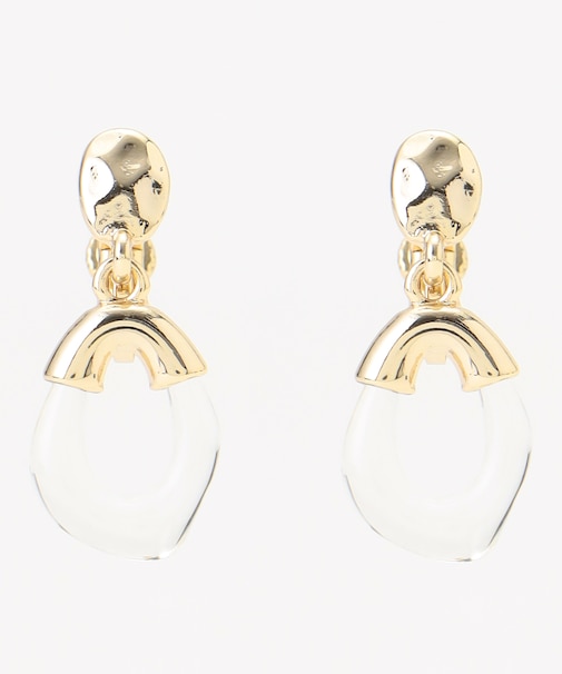 ドロップメタル イヤリング