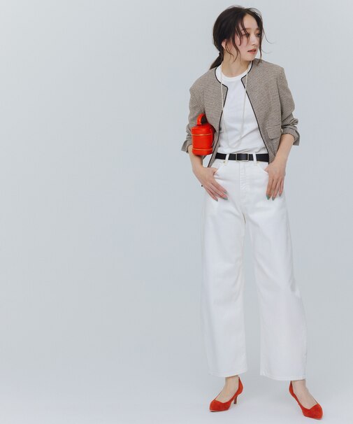 【美Denimシリーズ】セミカーブワイド デニム