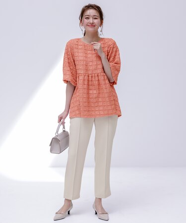 【撥水・接触冷感・UVカット】コンフォートイージー テーパードパンツ