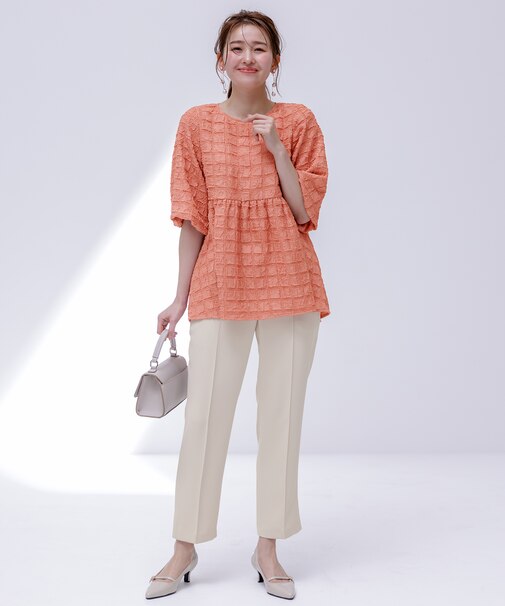 【撥水・接触冷感・UVカット】コンフォートイージー テーパードパンツ