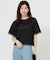 【洗える】シアーチュールロゴ Tシャツ