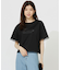 【洗える】シアーチュールロゴ Tシャツ