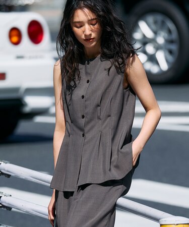 【WEB・一部店舗限定】スイートクール ジレブラウス