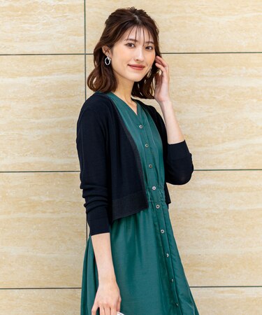 【UVケア・洗える】ショートレングス カーディガン