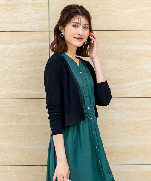 【UVケア・洗える】ショートレングス カーディガン