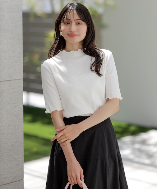 【UVケア・接触冷感】キシリトール加工冷感 カットソー