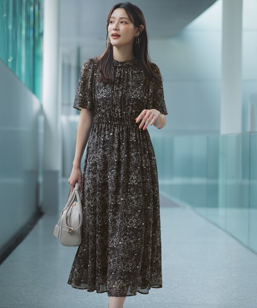 洗える】プリント ワンピース｜エニィスィスの通販｜&mall（アンド