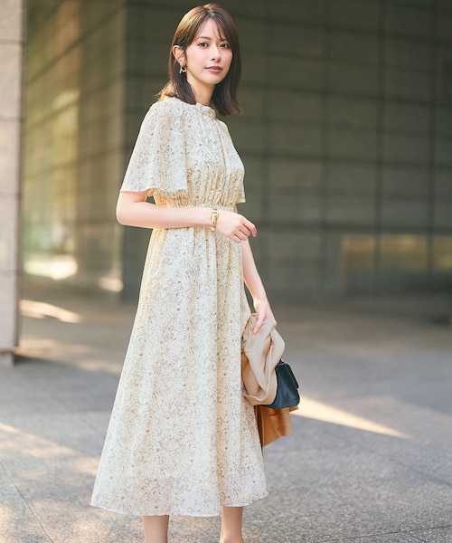 洗える】プリント ワンピース｜エニィスィスの通販｜&mall（アンド