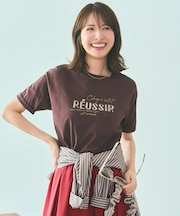 【洗える】ロゴ刺繍 Tシャツ