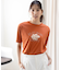 【洗える】ロゴ刺繍 Tシャツ