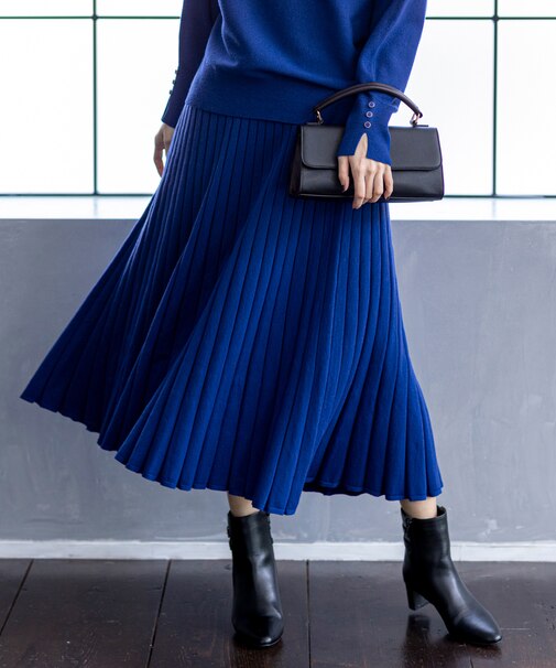 【CICA加工】ニット フレア スカート