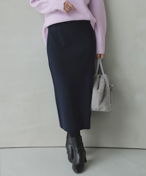 CICA加工 ニット タイト スカート