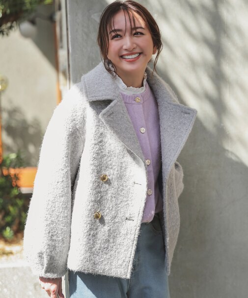 2WAY ブークレーシャギーラメ アウター