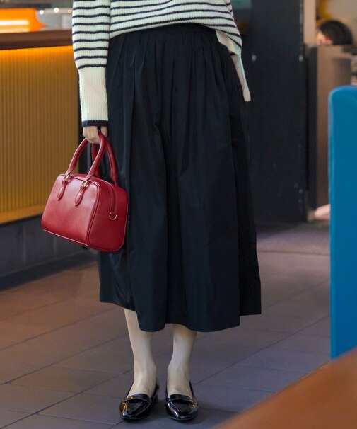 グロッシータフタ スカート