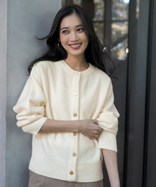 【前後着用可能】Airニット カーディガン