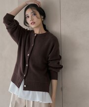 【前後着用可能】Airニット カーディガン