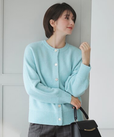 【前後着用可能】Airニット カーディガン