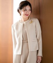 リップルボーダーストレッチ ジャケット