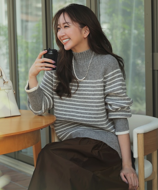 ハイネックAir ニット