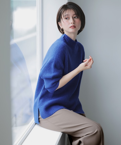 ハイネックAir ニット