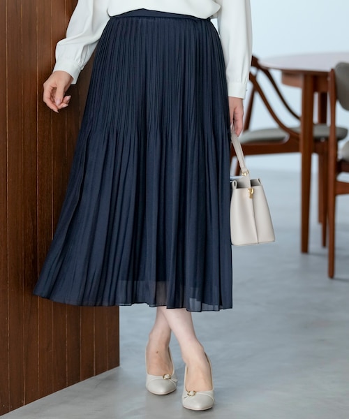 yae シャイニースカート　38 ネイビー シャイニージャージタイトスカート | AND ON JIONE STORE（アンドオン