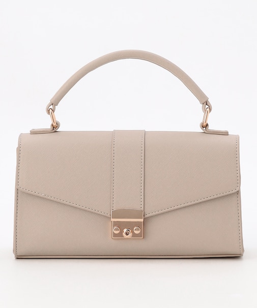 【2WAY】トップハンドルショルダー バッグ