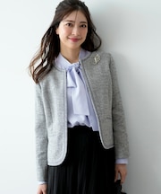 ライトストレッチ ツイード ジャケット