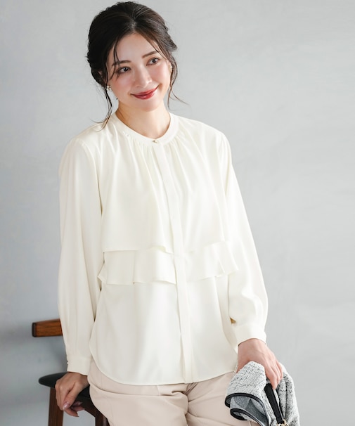 ノーブルジョーゼット ブラウス