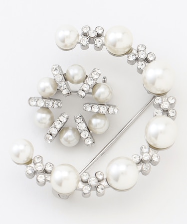 クレセントセット ブローチ