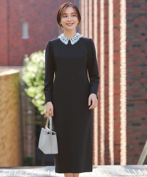 2WAY】セレモニーダブルクロス ワンピース｜エニィスィスの通販｜&mall