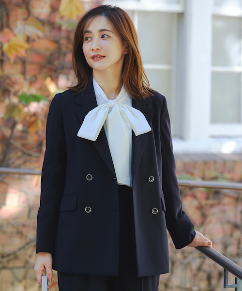 セレモニーダブルクロス テーラードジャケット｜エニィスィスの通販