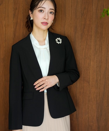 セレモニーダブルクロス カラーレス ジャケット