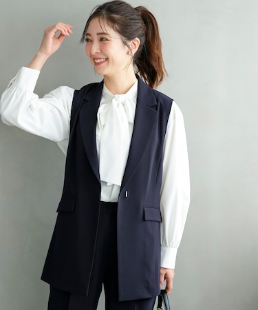 セレモニーダブルクロス ジレ