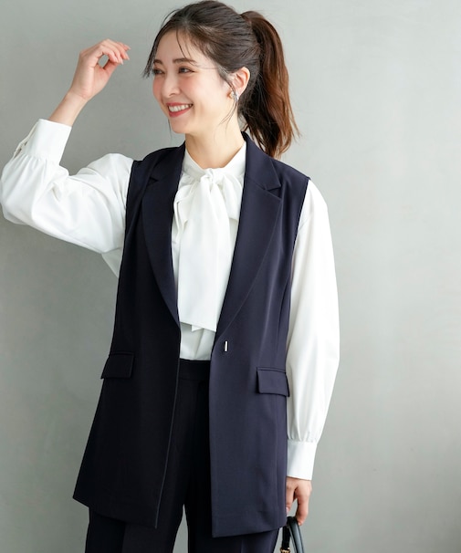 セレモニーダブルクロス ジレ