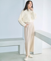 センタープレスメランジ パンツ