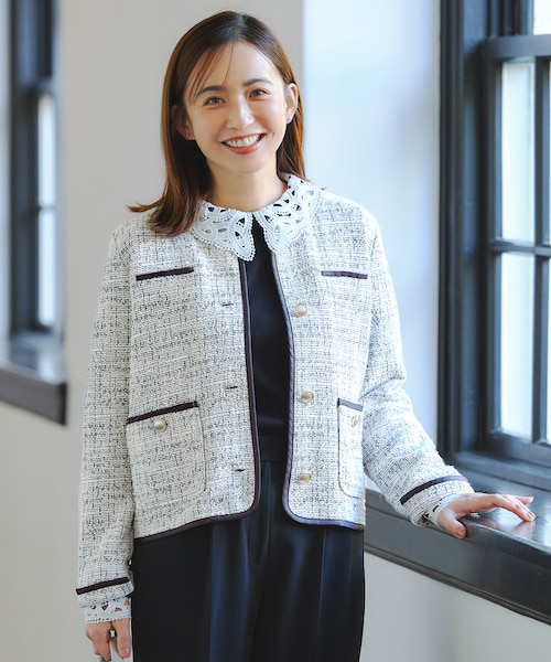 ネップツイード ジャケット｜エニィスィスの通販｜&mall（アンドモール