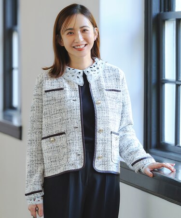 ネップツイード ジャケット