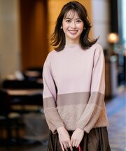 フェザーブロッキング ニット