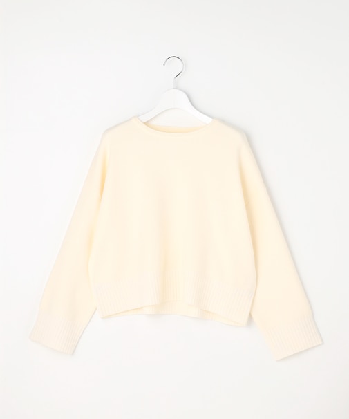 リブポイント ニット