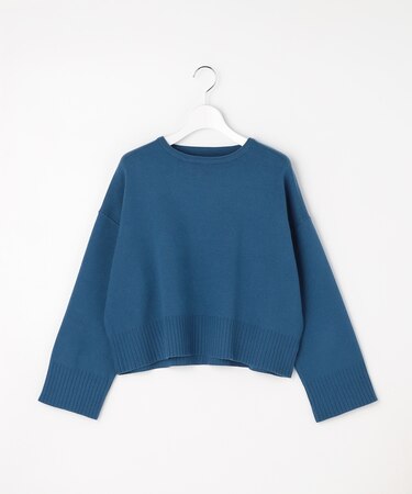 リブポイント ニット