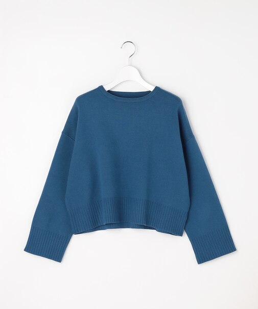 リブポイント ニット