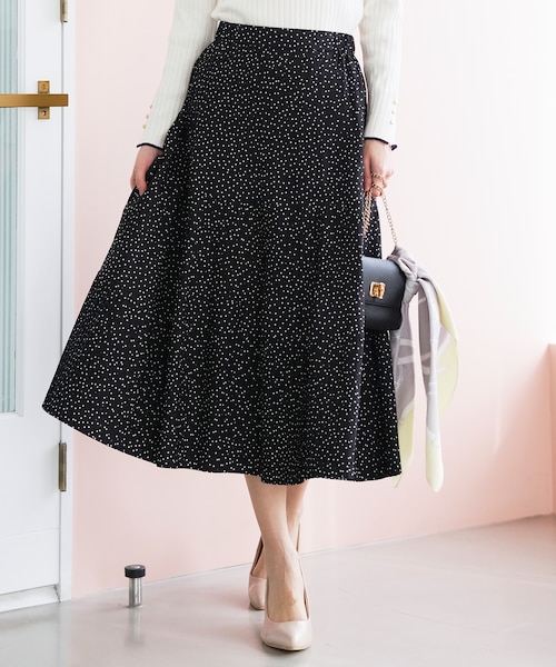 美品【マスターバニーエディション】アシンメトリー プリーツ切り替え スカート 黒 MASTER BUNNY EDITION ブラックスカート M MASTER BUNNY EDITION