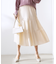 プリーツ切替 スカート