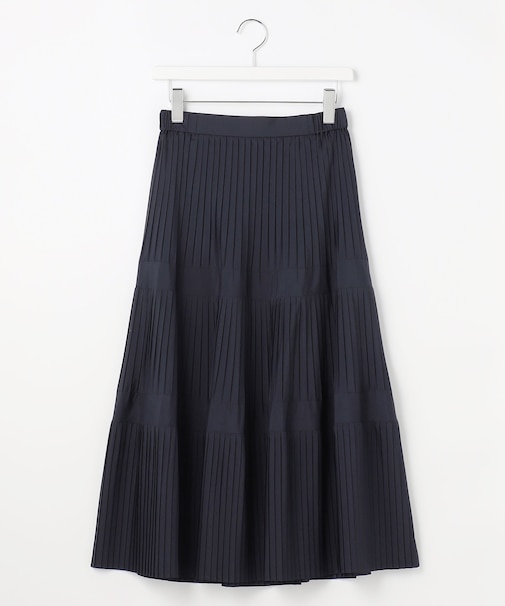 プリーツ切替 スカート