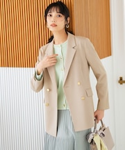 褒めらレディストレッチ テーラード ジャケット